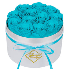 Eternal Prestige Velvet White |12 Tiffany Roses