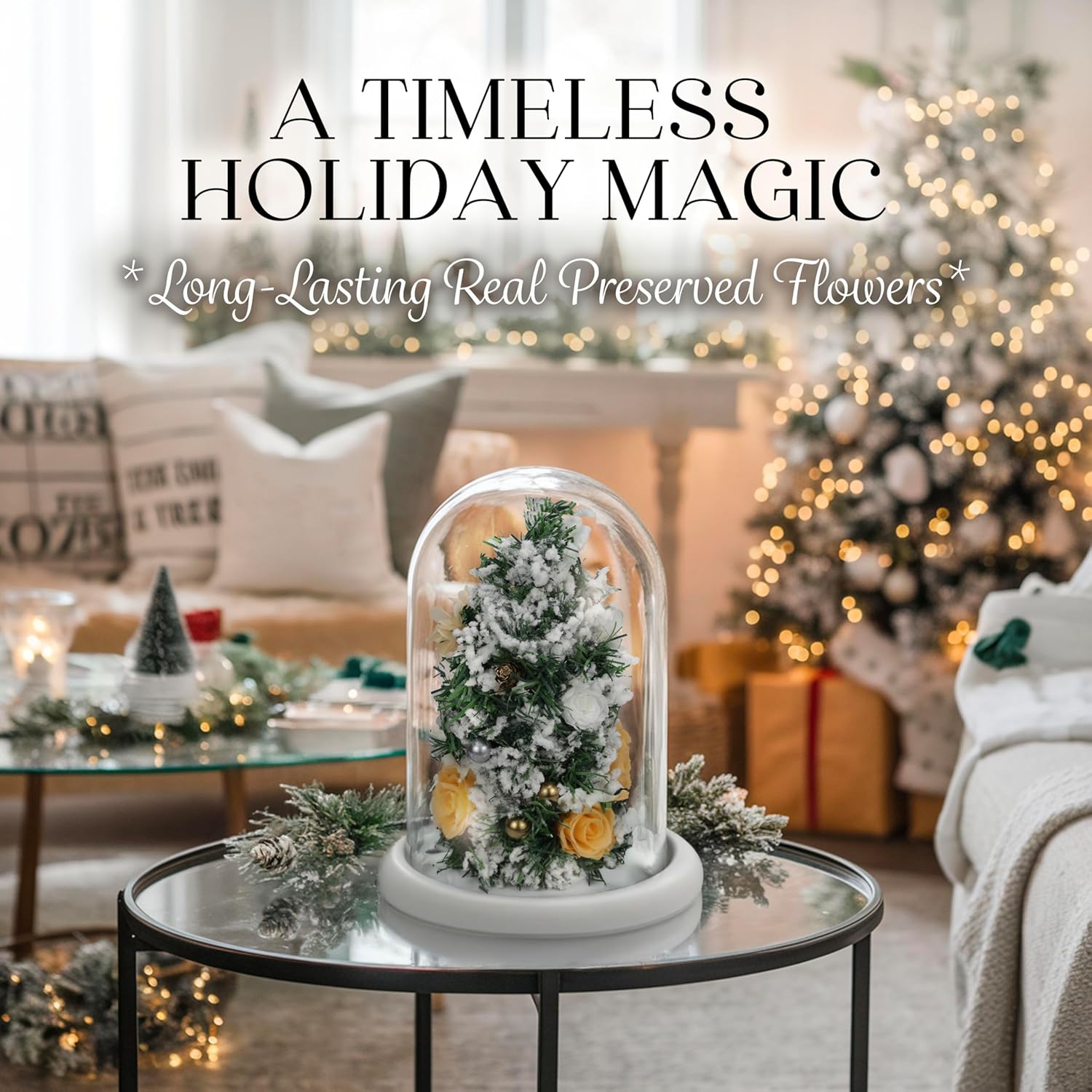 Holiday Charm |  Snow Christmas Tree