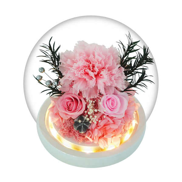 Romance Promises | Glass Dome Forever Pink