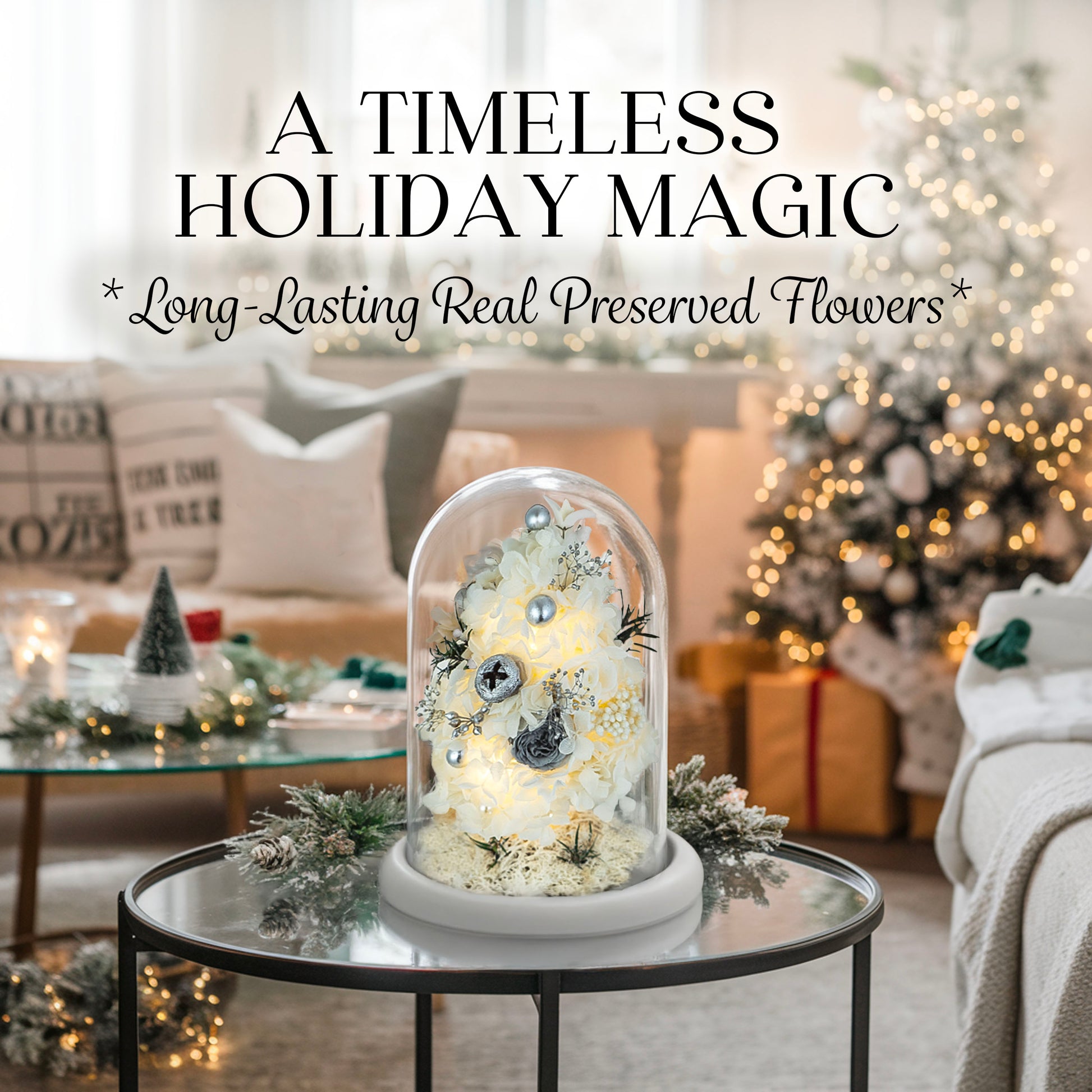 Holiday Charm |  White Christmas Tree