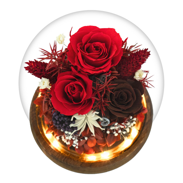 Romance Promises | Glass Dome Forever Red