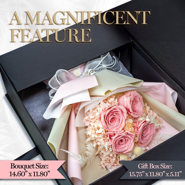 Everlasting Elegance Flowers Bouquet | Pink - Glamour Boutique