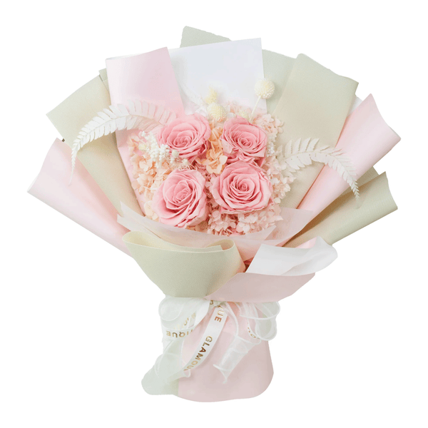 Everlasting Elegance Flowers Bouquet | Pink - Glamour Boutique