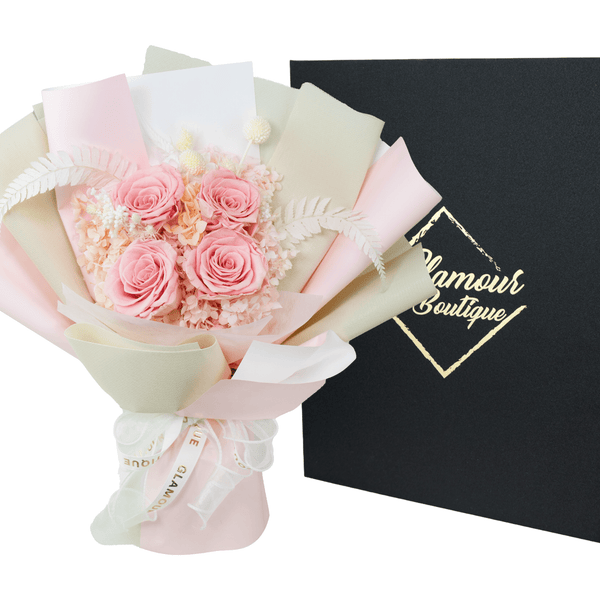 Everlasting Elegance Flowers Bouquet | Pink - Glamour Boutique