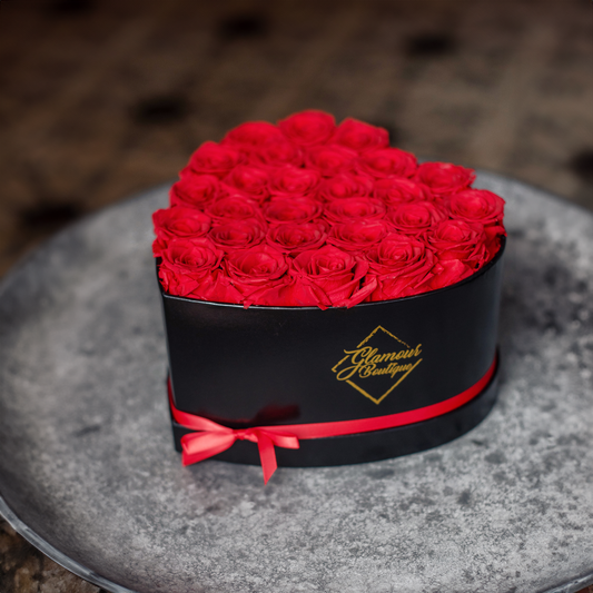 Immortal Love Heart Box |27 Red Roses